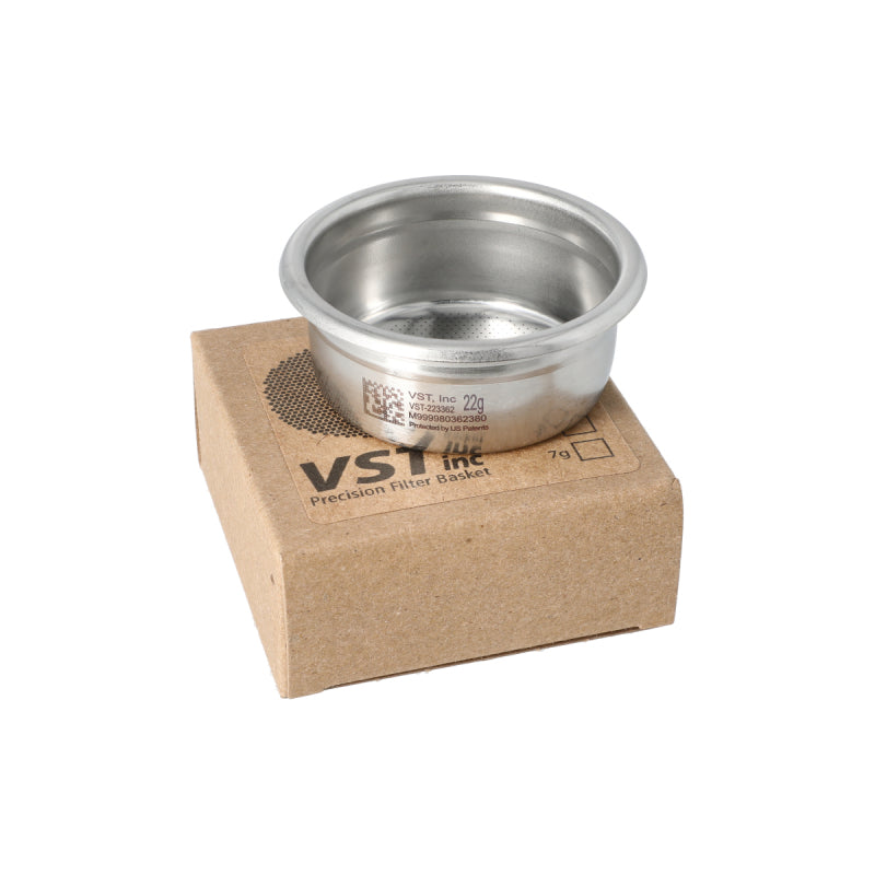 VST PRECISION FILTER BASKET RIDGED 22 GRAM