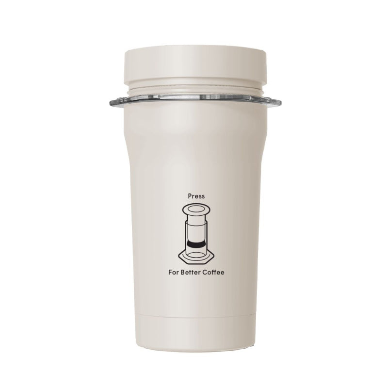 AEROPRESS GO PLUS TRAVEL COFFEE PRESS - CREAM