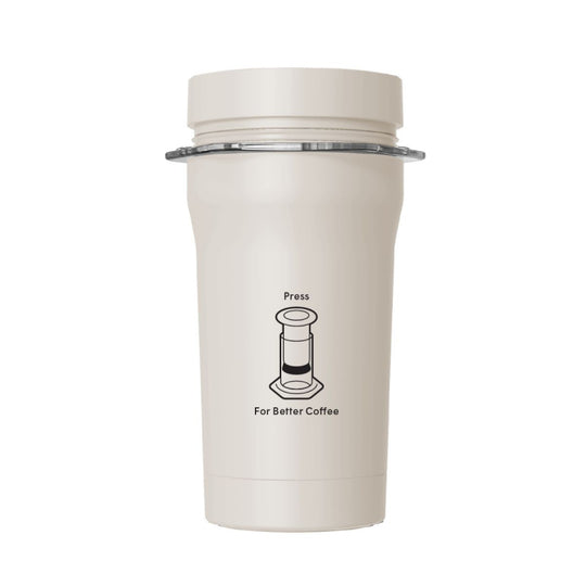 AEROPRESS GO PLUS TRAVEL COFFEE PRESS - CREAM